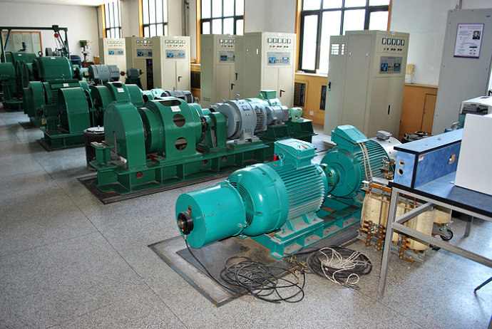 渝水某热电厂使用我厂的YKK高压电机提供动力